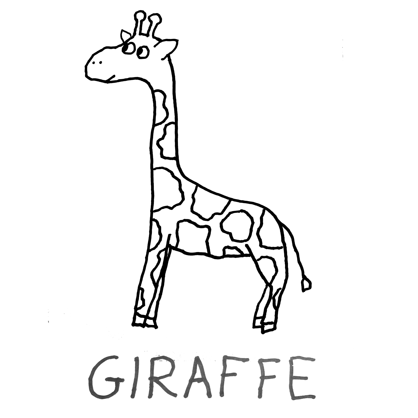 Giraffe - T-shirt dress